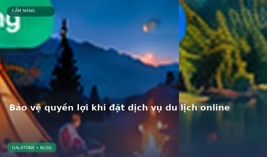 Bảo vệ quyền lợi khi đặt dịch vụ du lịch online