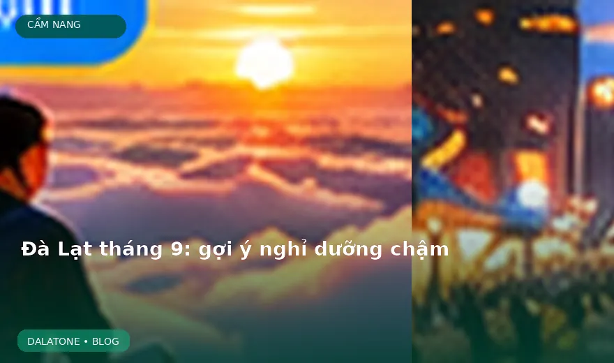Đà Lạt tháng 9: gợi ý nghỉ dưỡng chậm