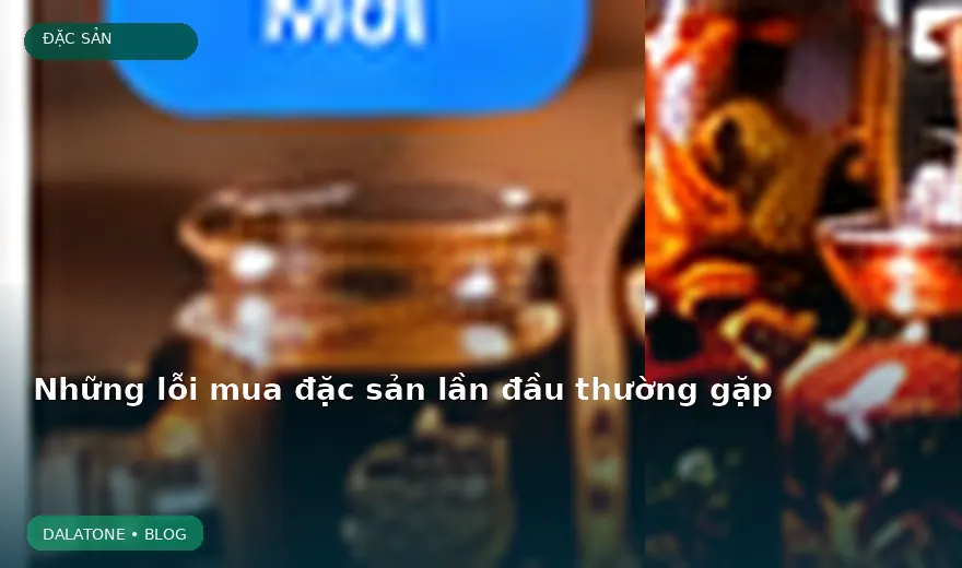 Những lỗi mua đặc sản lần đầu thường gặp