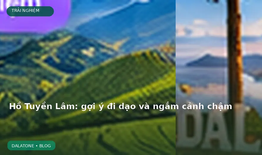 Hồ Tuyền Lâm: gợi ý đi dạo và ngắm cảnh chậm