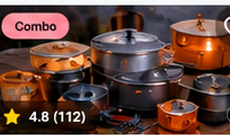 Bộ nồi dã ngoại 4–6 người